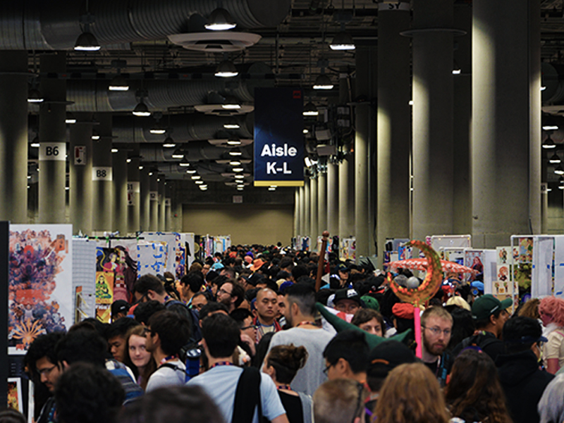 Anime-Expo-Los-Angeles-Convention-Artist-Alley-Aisle-Sign