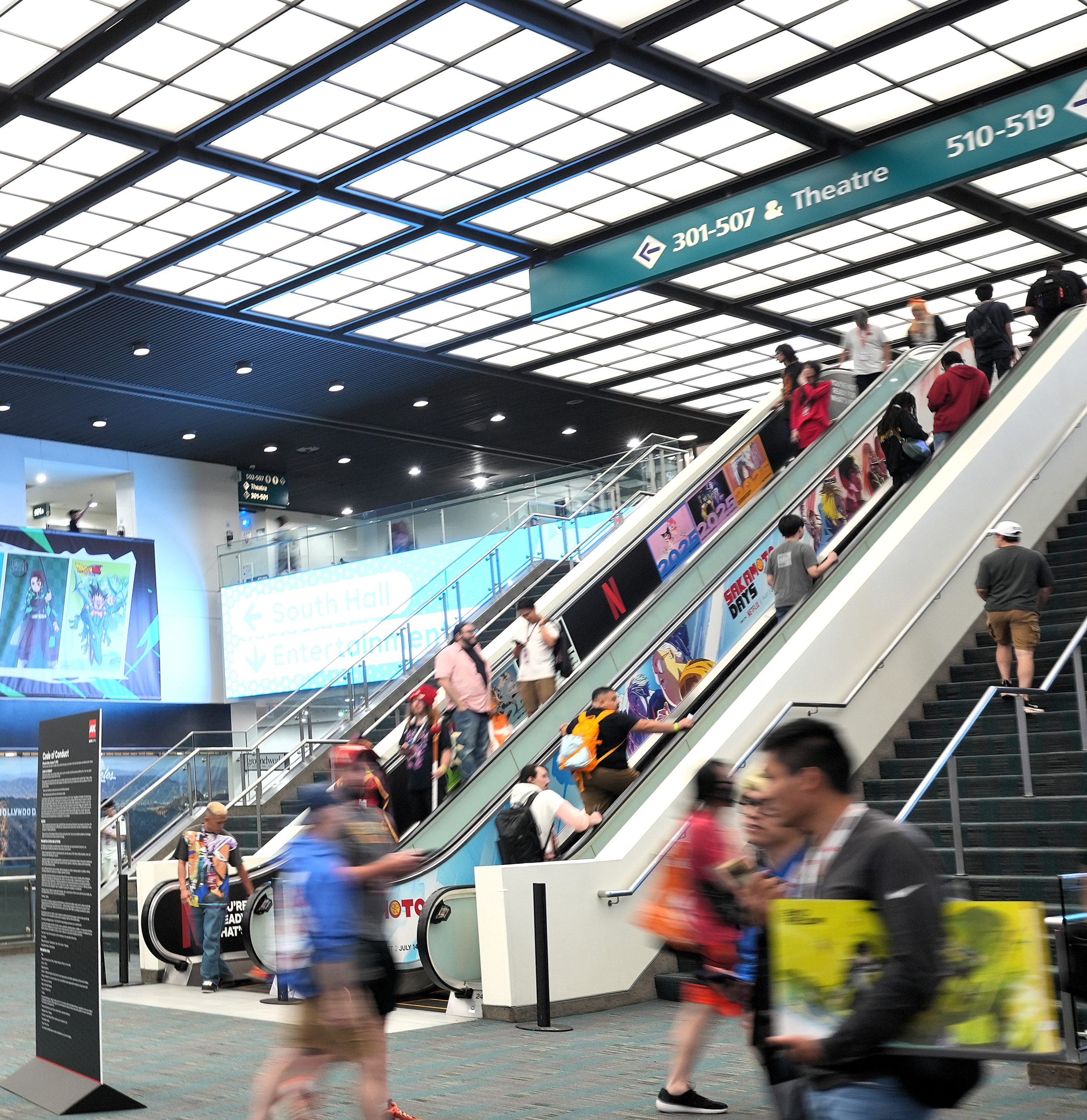 2025 – AX – West Escalator Glass Clings – E7